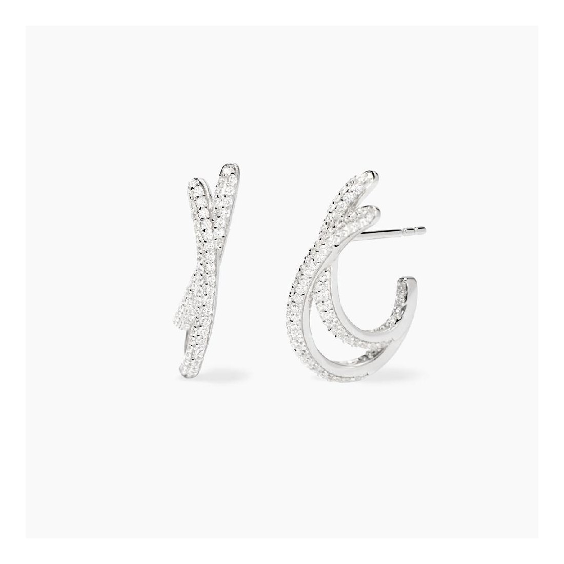 MABINA 563936 Orecchini in argento 925/°°° e zirconi