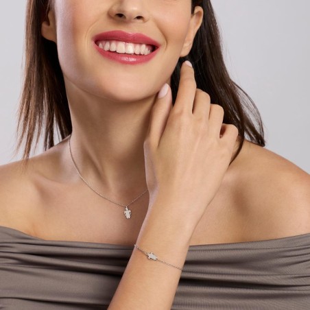 MABINA 534067 - Bracciale in argento 925/°°°  e diamanti lab-grown