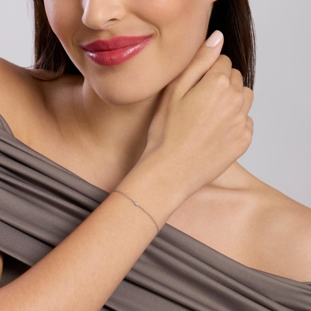 MABINA 534074 - Bracciale in argento 925/°°°  e diamanti lab-grown