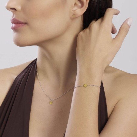 MABINA 534110 - Bracciale in argento 925/°°° e oro 9Kt