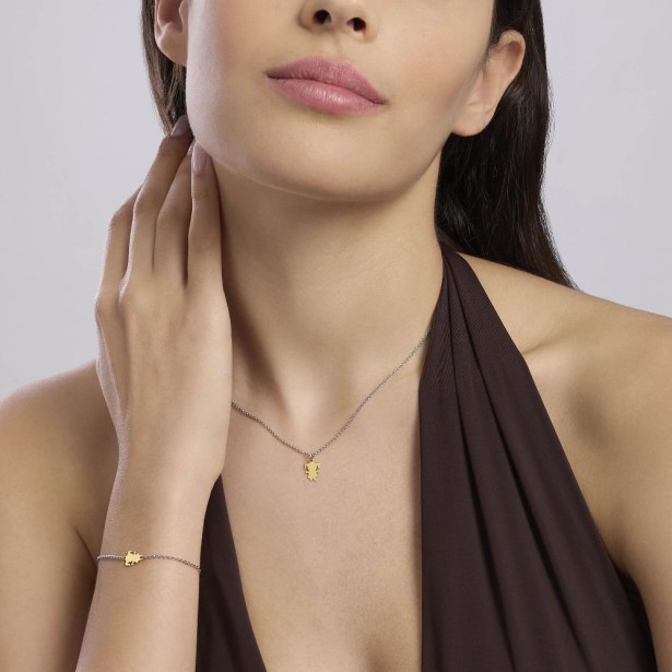 MABINA 534114 - Bracciale in argento 925/°°° e oro 9Kt