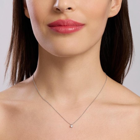 MABINA 553816 - Girocollo in argento 925/°°°  e diamanti lab-grown