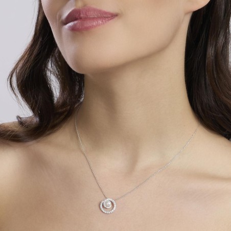 MABINA 553827 - Girocollo in argento 925/°°° perle coltivate e zirconi