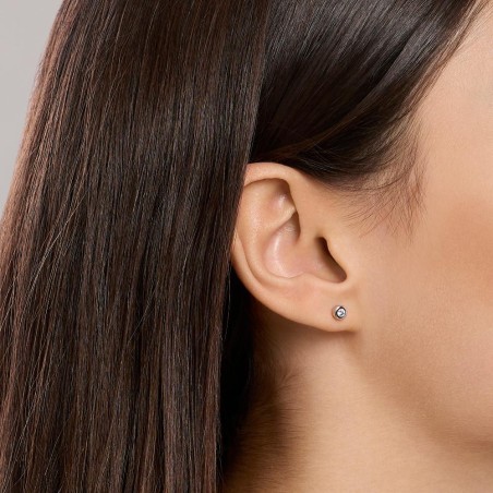 MABINA 563906 - Orecchini in argento 925/°°°  e diamanti lab-grown