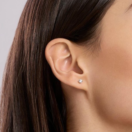 MABINA 563908 - Orecchini in argento 925/°°°  e diamanti lab-grown