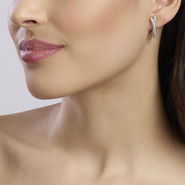 MABINA 563936 Orecchini in argento 925/°°° e zirconi