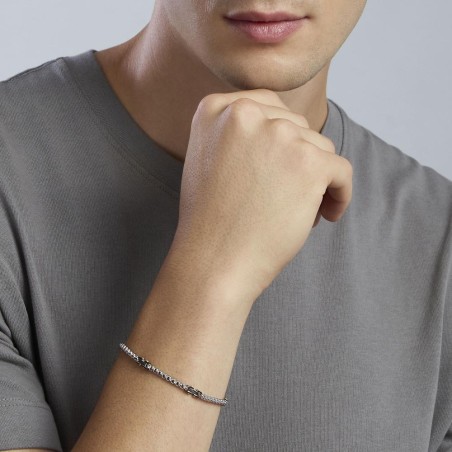 MABINA 534082 - Bracciale in argento 925/°°° e elementi placcati oro 18Kt