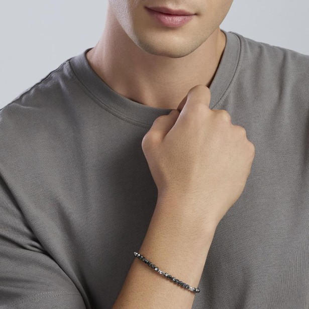 MABINA 534089 - Bracciale in argento 925/°°° e ematite