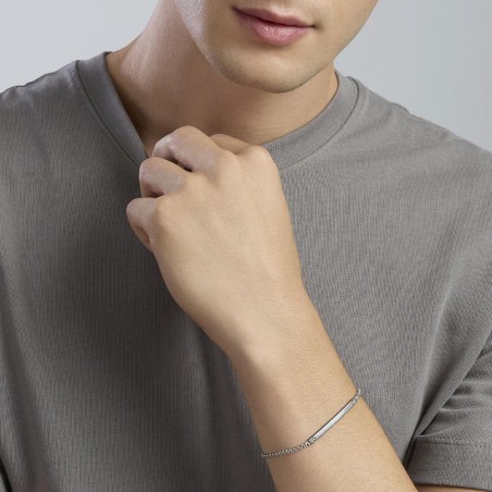 MABINA 534095 - Bracciale in argento 925/°°° e elementi placcati oro 18Kt