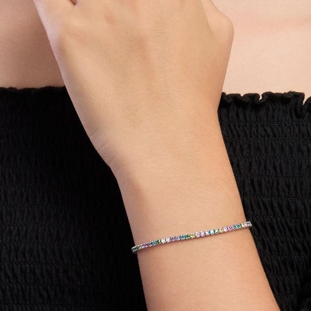 MABINA 533936 - Bracciale in argento 925/°°° corindone sintetico e zirconi