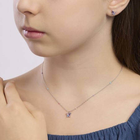 MABINA 563771 - Orecchini in argento 925/°°° tormalina sintetica e zirconi