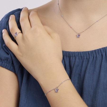 MABINA 533872 - Bracciale in argento 925/°°° smalto tormalina sintetica e zirconi