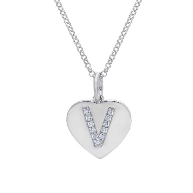 Girocollo in argento 925/ooo e zirconia cubica con iniziale