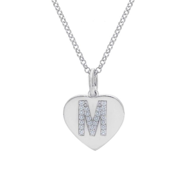 Girocollo in argento 925/ooo e zirconia cubica con iniziale