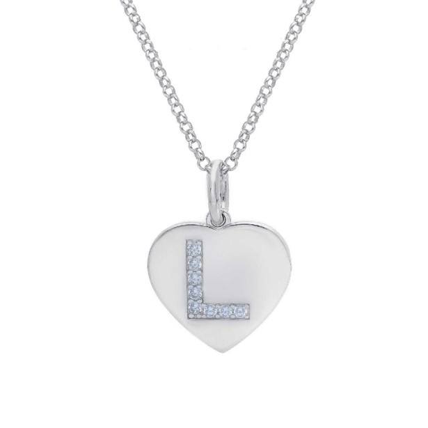 Girocollo in argento 925/ooo e zirconia cubica con iniziale