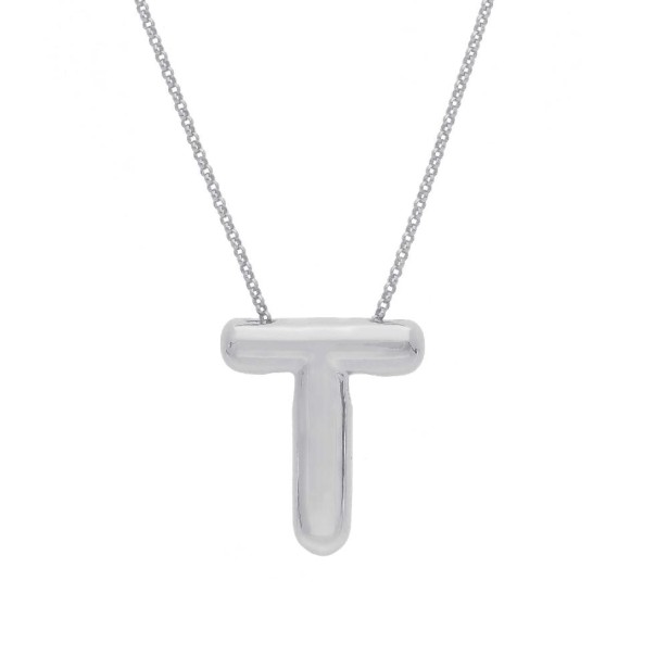 Girocollo in argento 925/°°° con iniziale