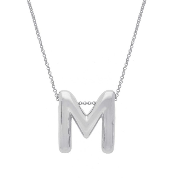 Girocollo in argento 925/°°° con iniziale