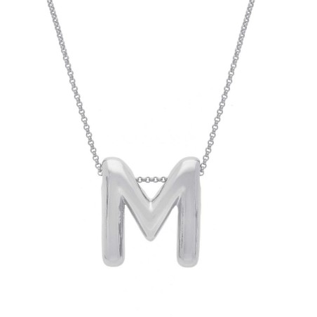 Girocollo in argento 925/°°° con iniziale