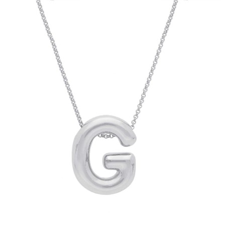 Girocollo in argento 925/°°° con iniziale