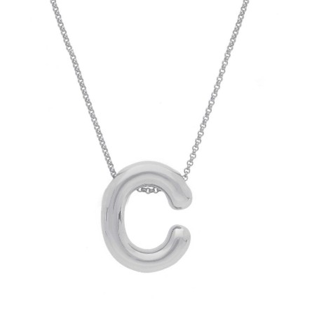 Girocollo in argento 925/°°° con iniziale