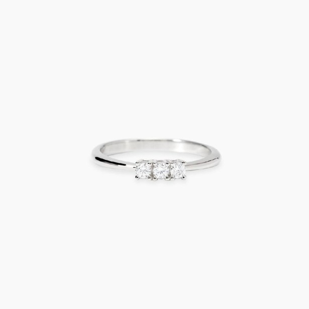MABINA 523469 - Anello in argento 925/°°°  trilogy e diamanti lab-grown