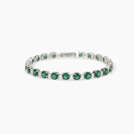 MABINA 534108 - Bracciale in argento 925/°°° smeraldo sintetico e zirconi