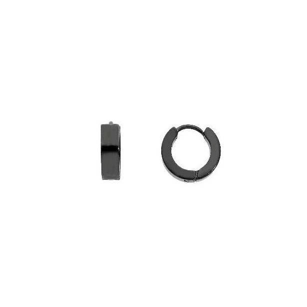 Orecchini cerchio in acciaio