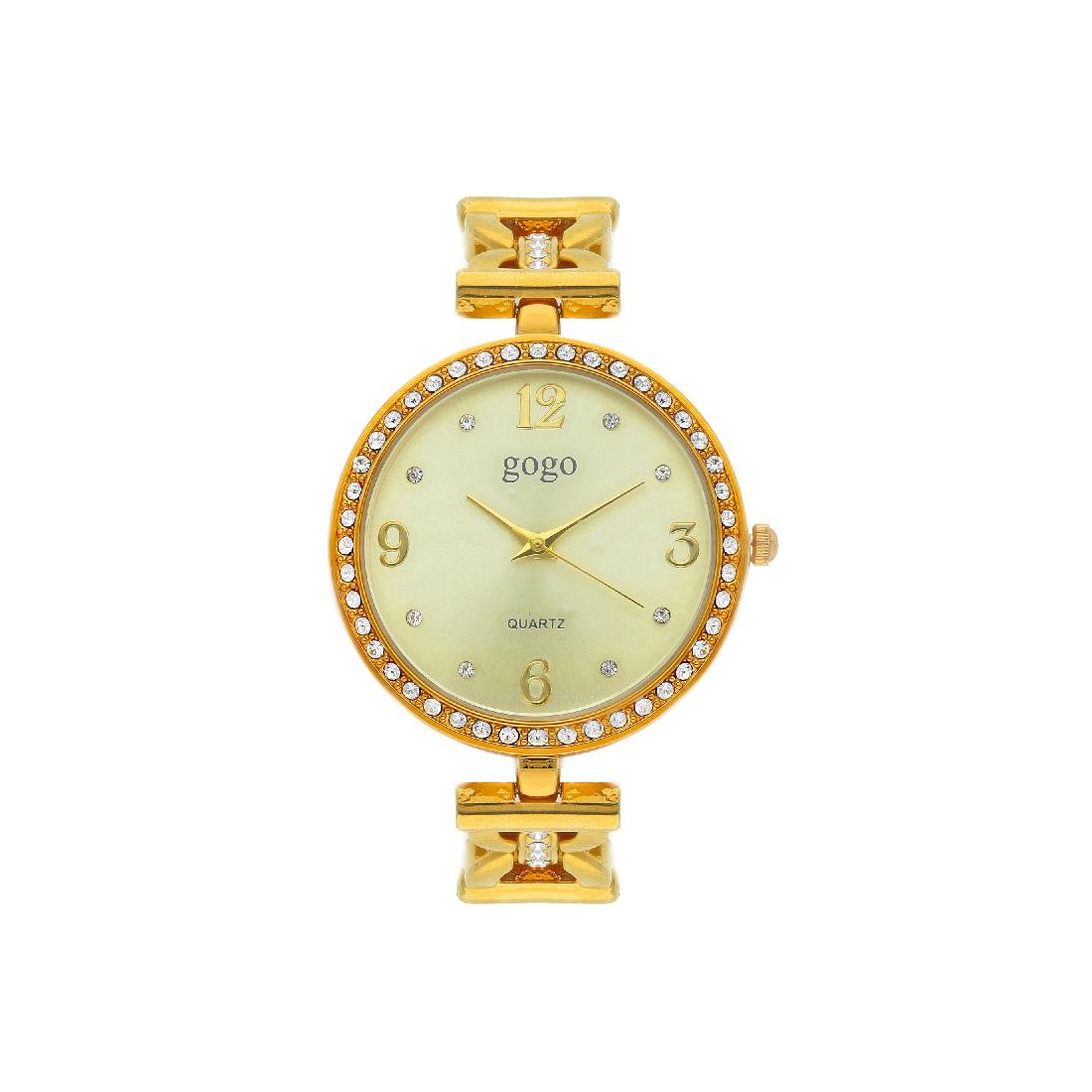 Orologio in metallo dorato