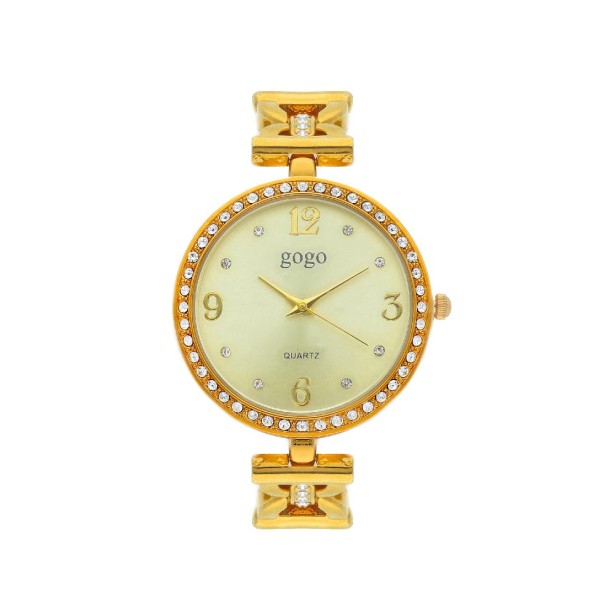 Orologio in metallo dorato