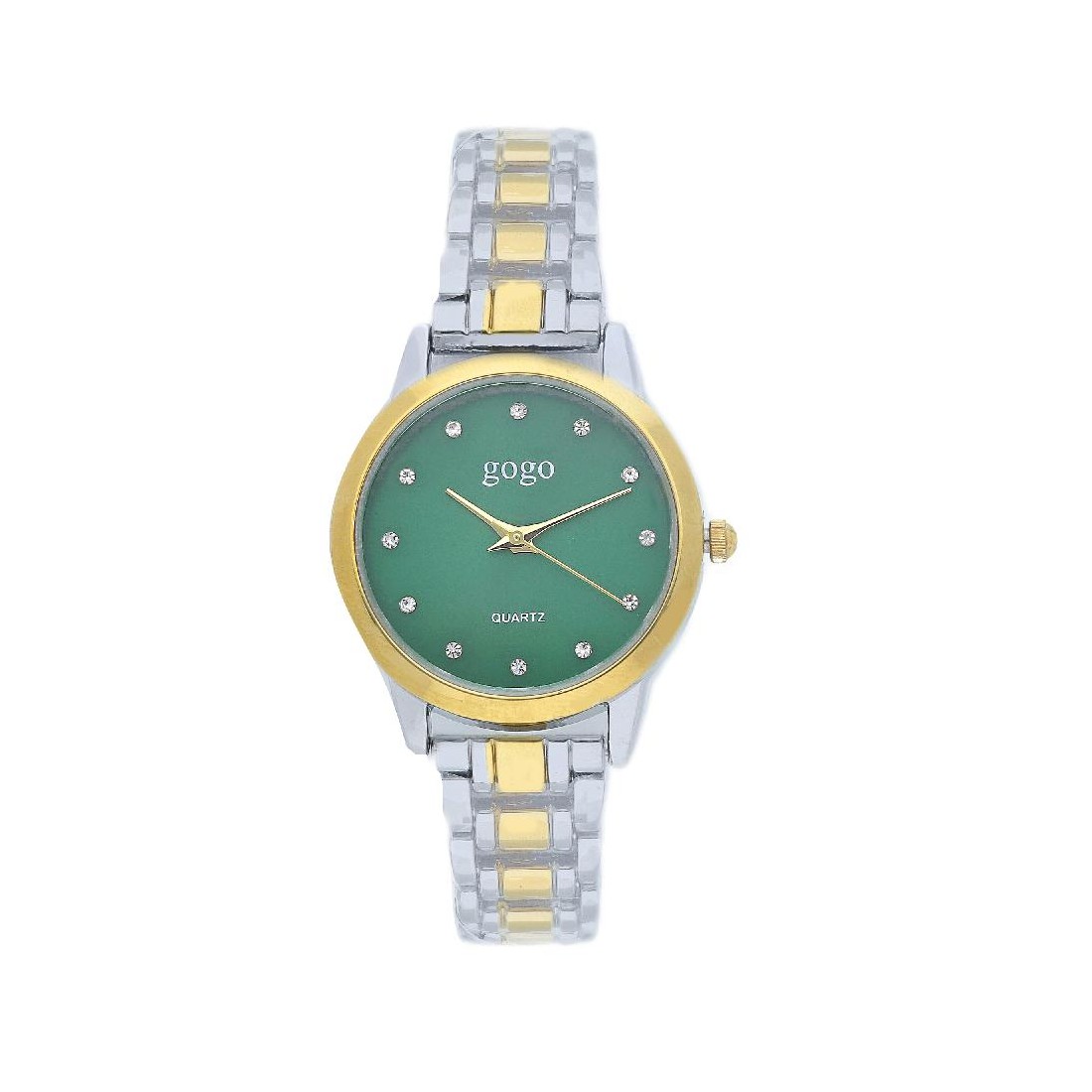 Orologio in metallo bicolore