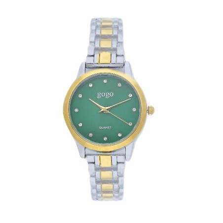 Orologio in metallo bicolore