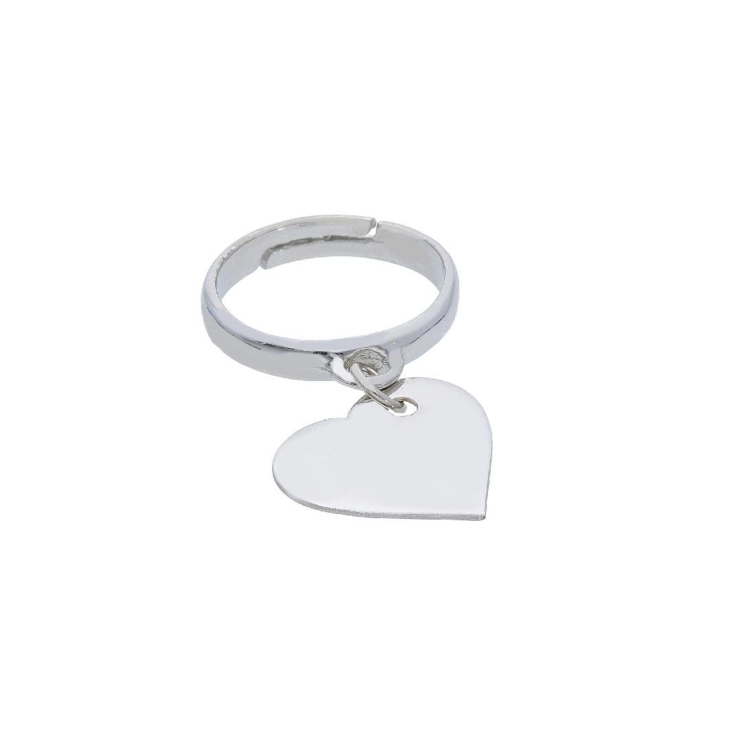 Anello in argento 925/°°° con cuore