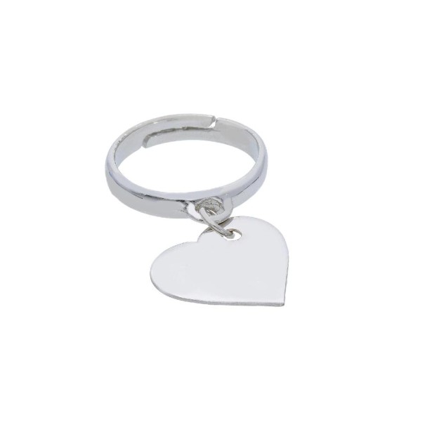 Anello in argento 925/°°° con cuore