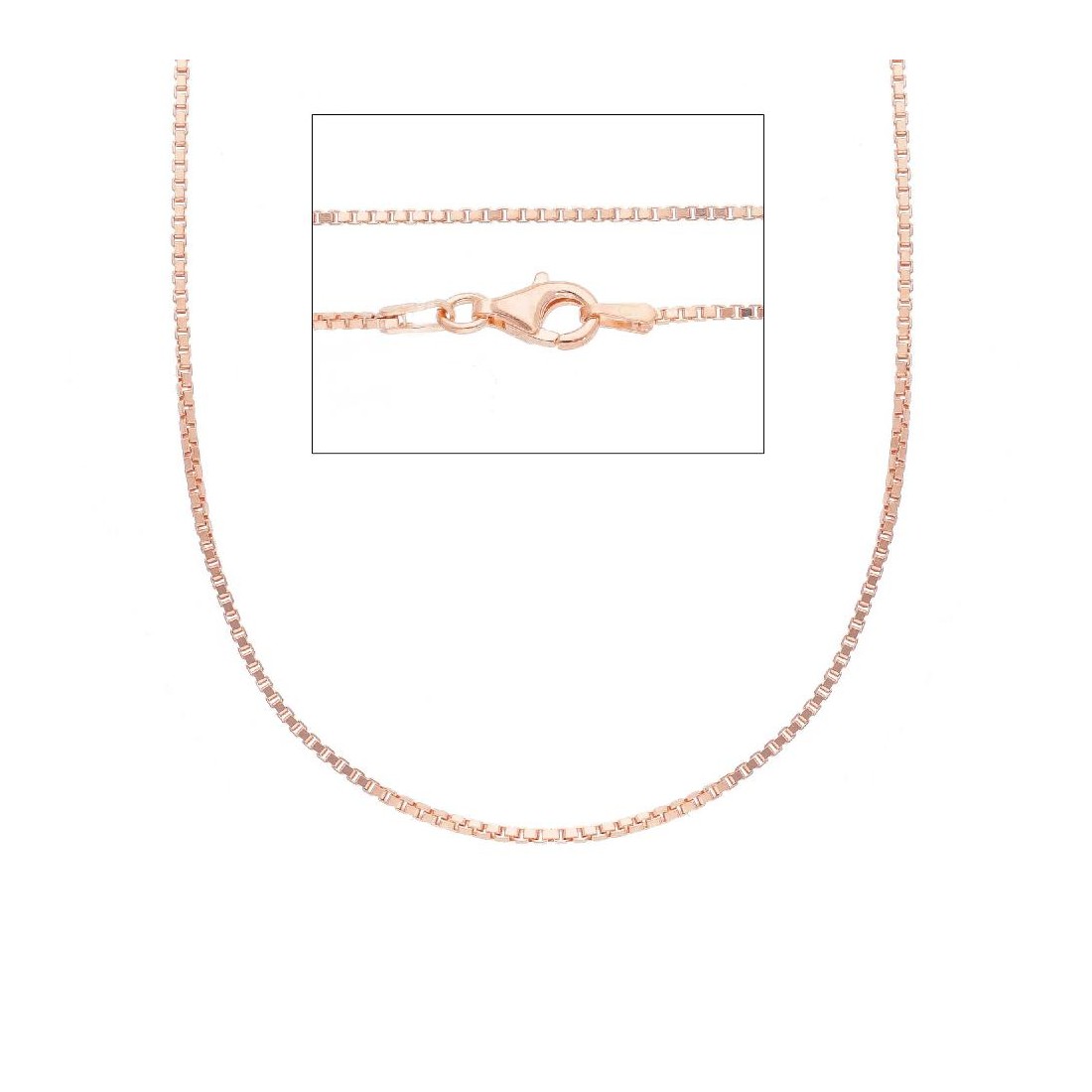 Catena veneta in argento 925/°°° rosè