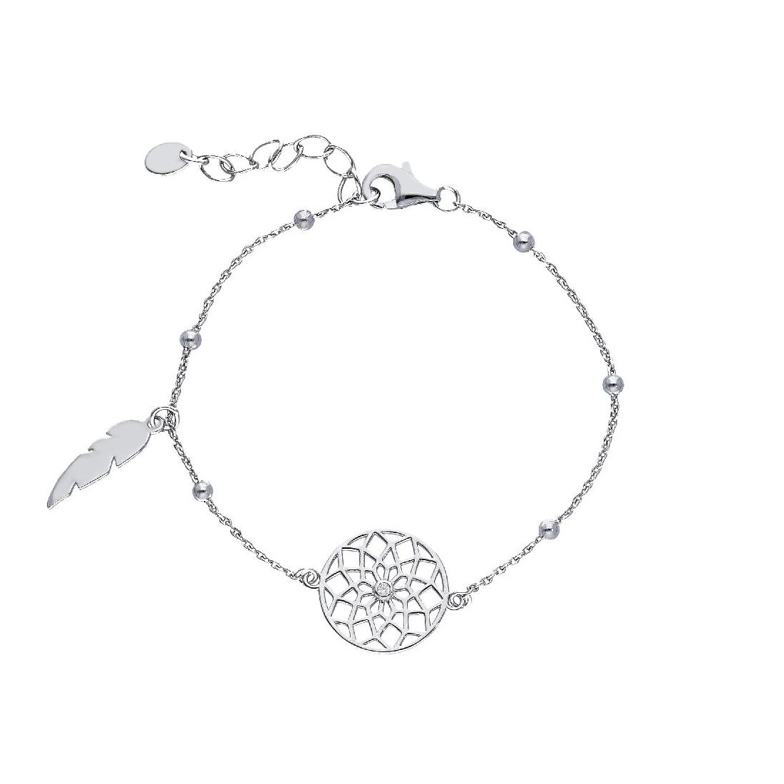 Bracciale in argento 925/ooo con acchiappasogni