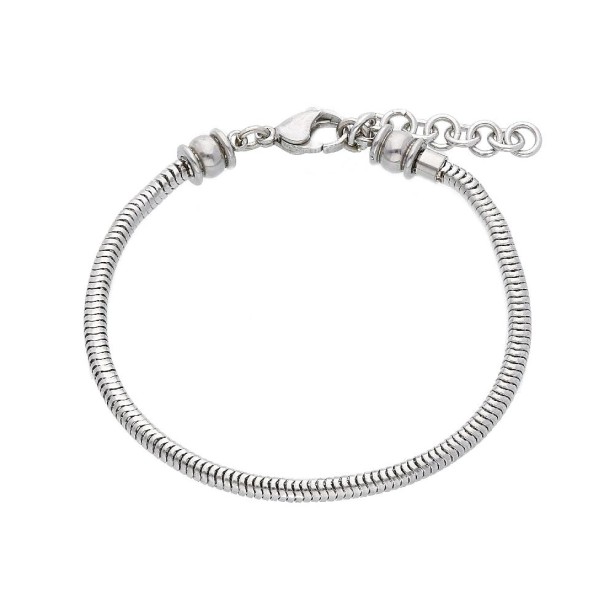 Bracciale in acciaio catena coda di topo