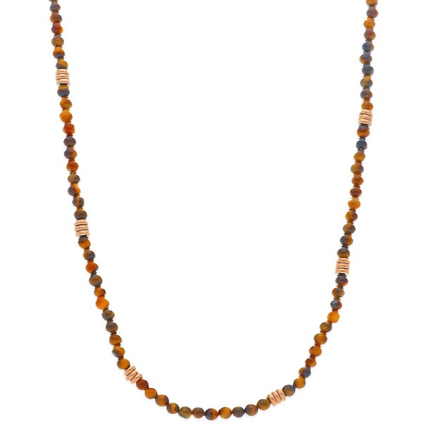 Girocollo con sfere brown