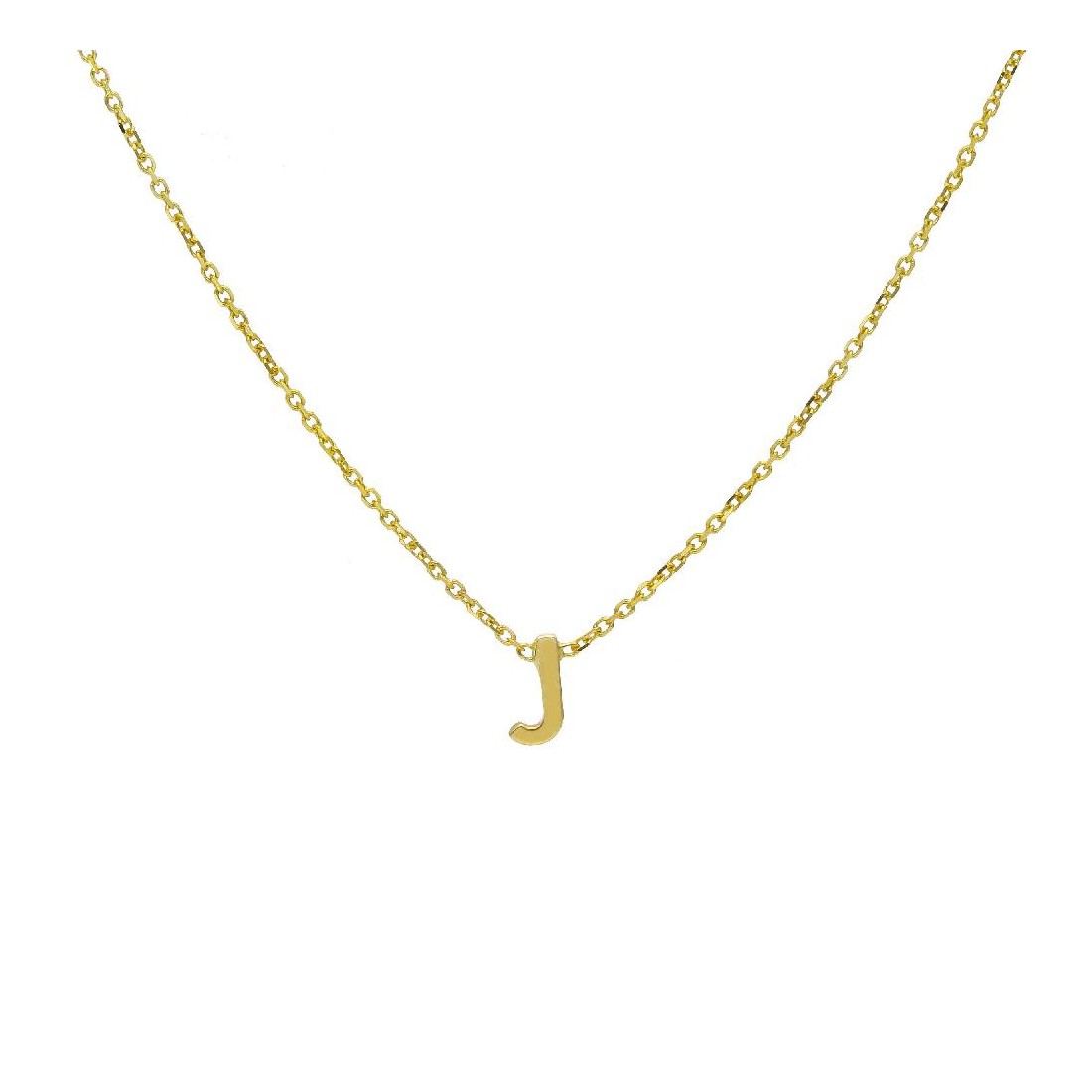 Girocollo in oro giallo 375/°°° con iniziale