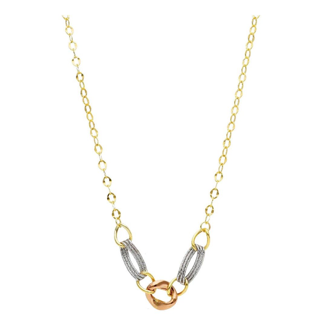 Girocollo in oro tre colori 375/ooo
