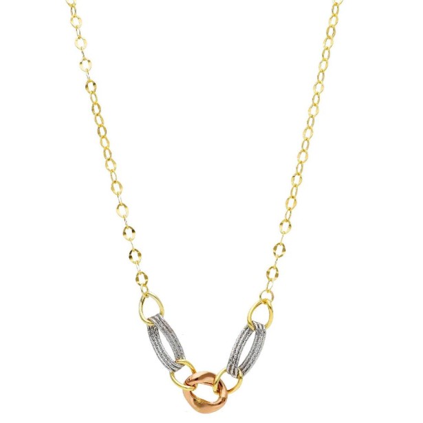 Girocollo in oro tre colori 375/ooo