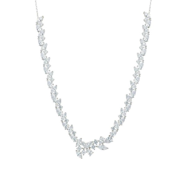 Girocollo in argento 925/ooo e zirconia cubica