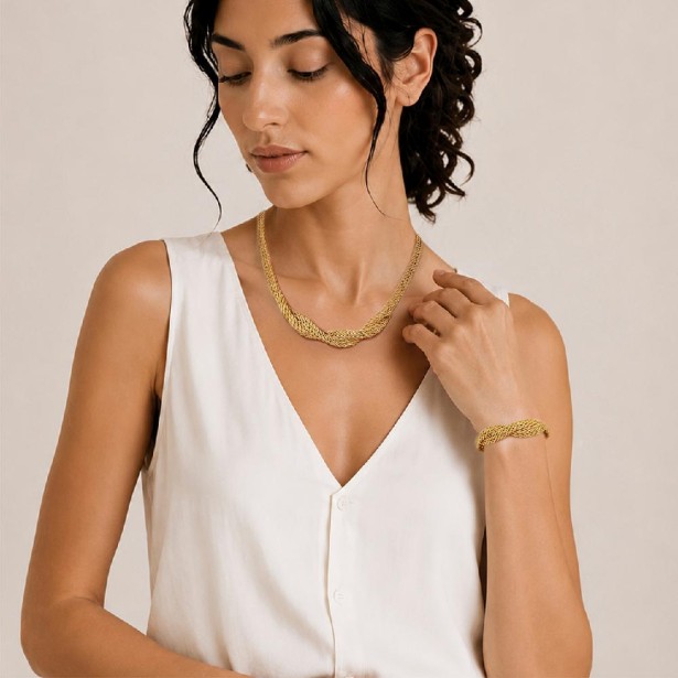 Bracciale in oro giallo 750/ooo