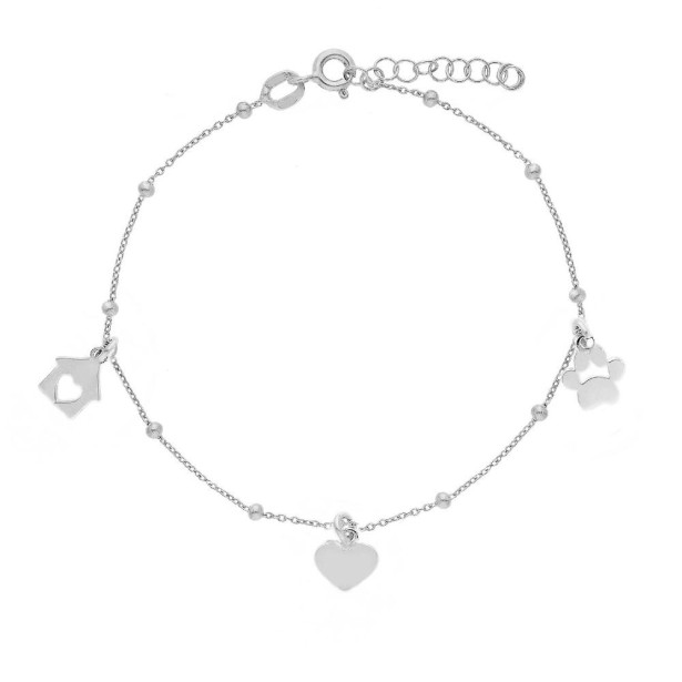 Bracciale in argento 925/ooo con charms