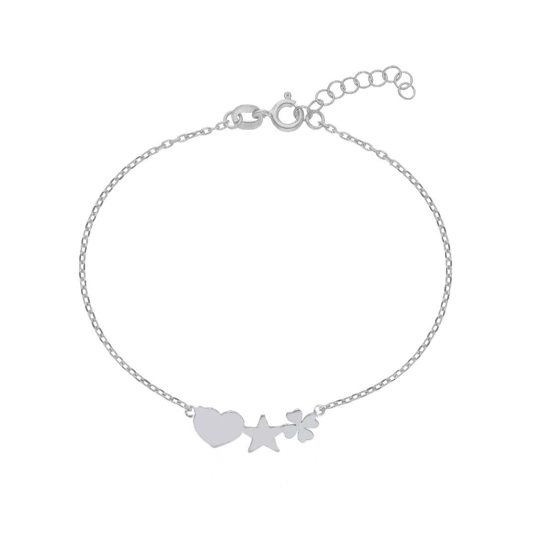 Bracciale in argento 925/ooo con charms