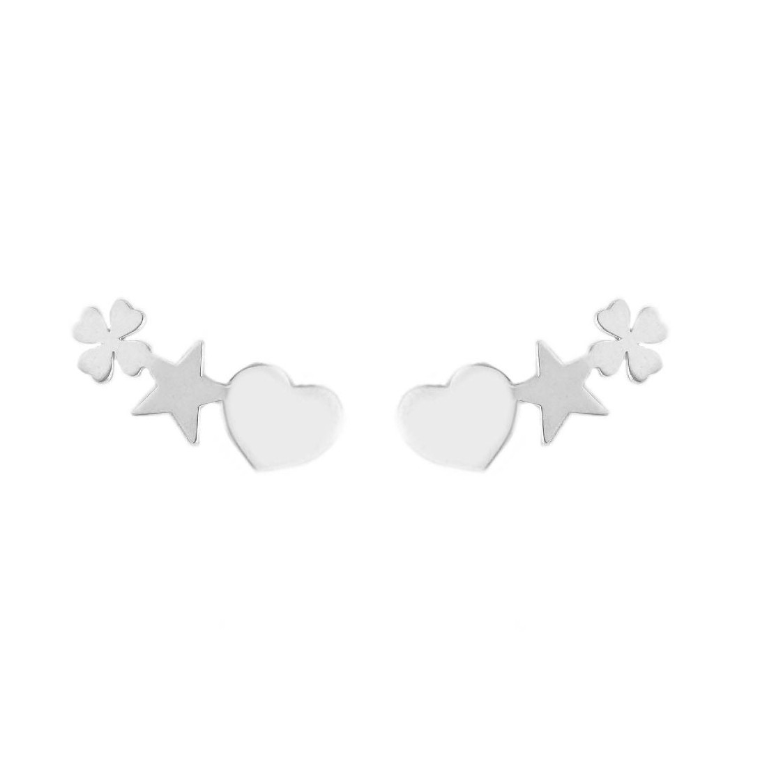 Orecchini in argento 925/ooo con charms