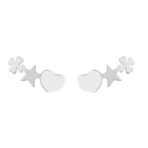 Orecchini in argento 925/ooo con charms