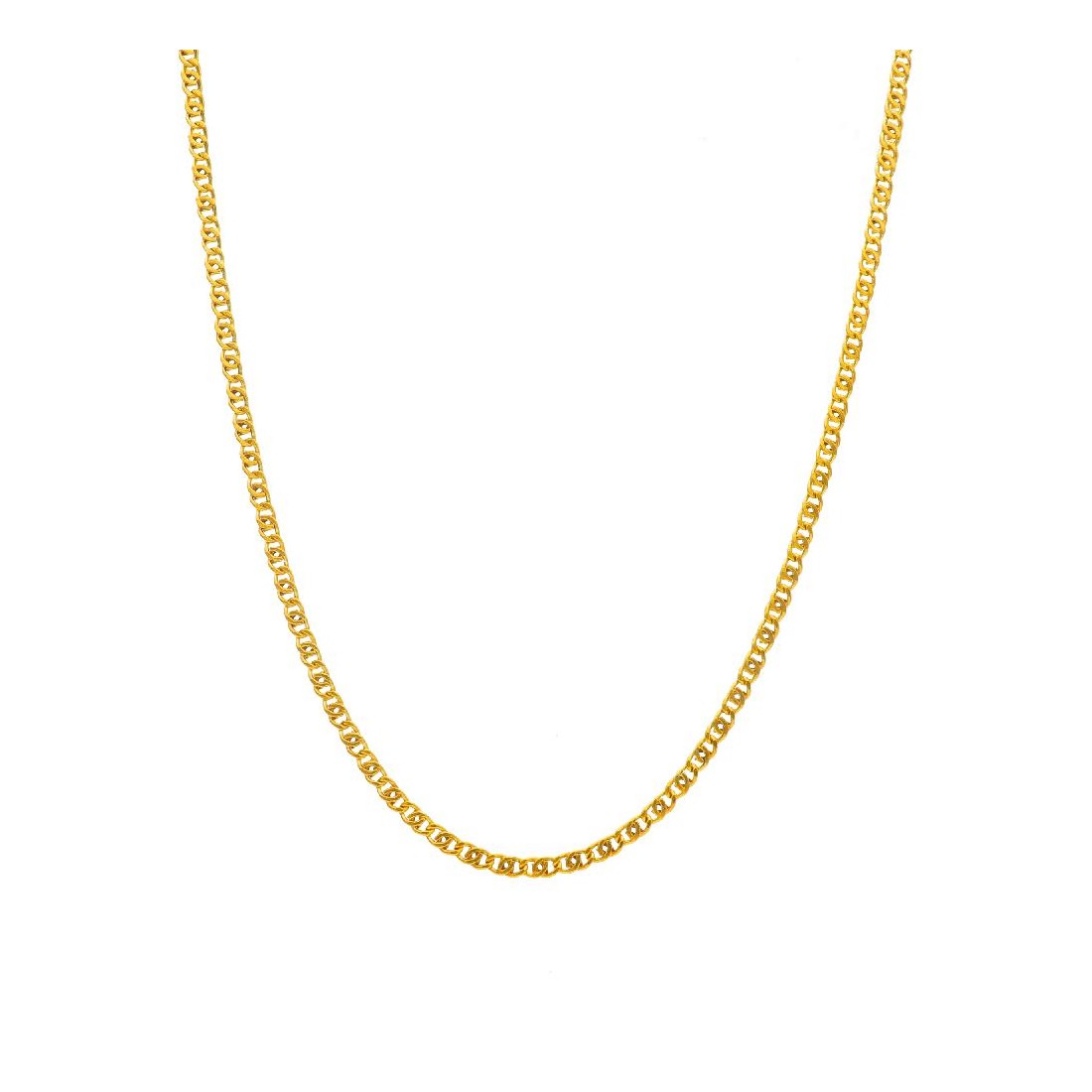 Girocollo catena in argento dorato 925/ooo