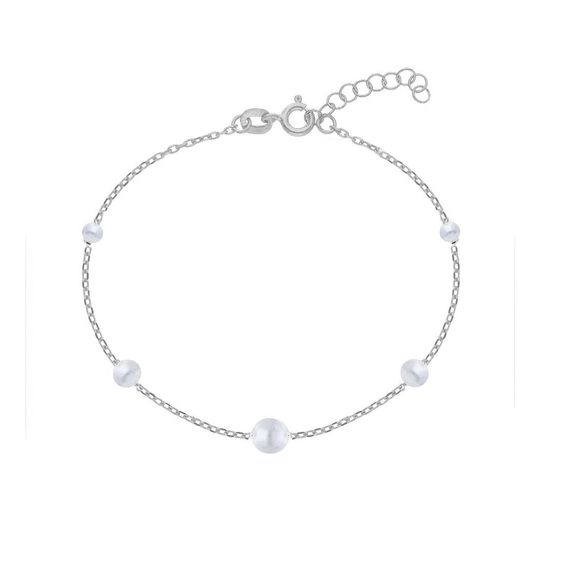 Bracciale in argento 925/ooo e perla
