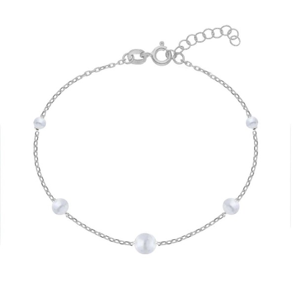 Bracciale in argento 925/ooo e perla