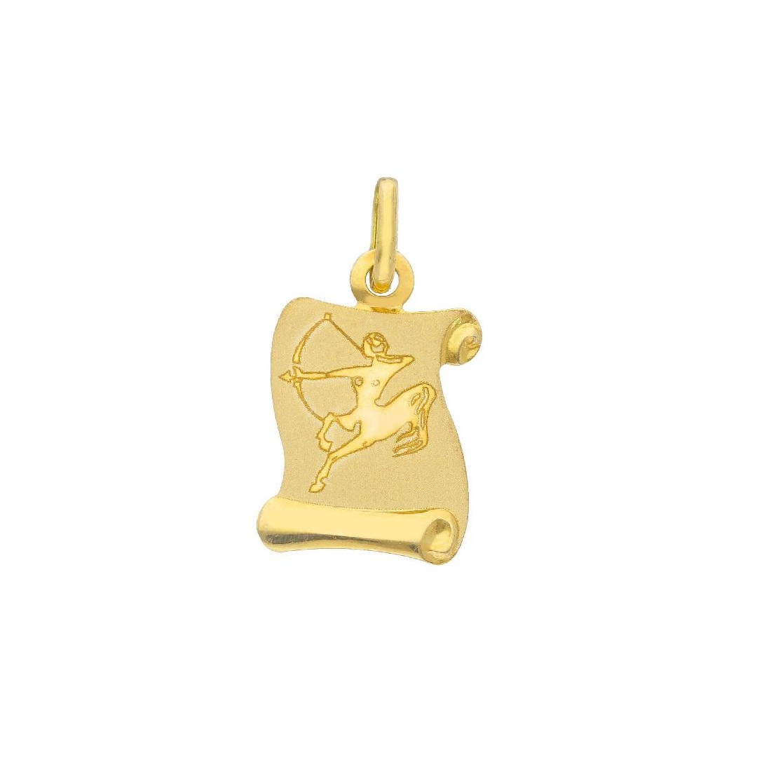 Ciondolo in oro giallo 750/ooo con zodiaco
